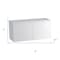 Homeroots 36" White Wood Freestanding Bathroom Vanity With White Sink And Two Drawers 627426 - alternate 4