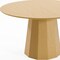 Homeroots 52" Natural Wood Pedestal Base Round Top Dining Table 721091 - alternate 4