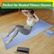 Wakeman 2-Piece Yoga Mat Towel and Gym Towel Set Sweat Absorbent & Quick Drying with Corner Pockets HT-YOGA-BLU - alternate 3
