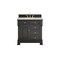 James Martin Vanities Brookfield 36" Single Vanity, Black Onyx, w/ 3 CM Siberian Silestone Top 547-V36-BKO-3SFR - alternate 1
