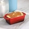 Crock-Pot Crock Pot Appleton 6 Piece 12 Ounce Stoneware Mini Loaf Pan Baker Set in Gradient Red 139398.01 - alternate 5