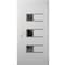 Vdomdoors Front Exterior Prehung Metal-Plastic Door, Manux 8933 White Silk, Office Commercial and Residential MANUX8933EXD-WS-W32xH80-LH - alternate 1
