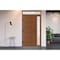 Vdomdoors Front Exterior Prehung Metal-Plastic Door, Manux 8111 Walnut, Side and Top Sidelite Transom, Office MANUX8111EXD-WLN-W36+14xH80+14-RH - alternate 1