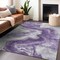 Homeroots 5' X 8' Purple And Silver Abstract Washable Indoor Outdoor Area Rug 618341 - alternate 5