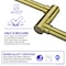 Anzzi Braccia Series 24in Wall Mounted Pot Filler in Brushed Brass KF-AZ258BG - alternate 6