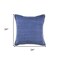 Homeroots Set of Two Blue Cotton Throw Pillow, 2PK 554560 - alternate 1