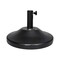Us Weight 30 lbs. Fillable Round Black Umbrella Base for Patio Table FUB30BE - alternate 1