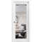 Sartodoors Sliding French Pocket Door, Lucia 1299 White Silk with Mirror, Kit Trims Rail Hardware, Solid Woo LUCIA1299PD-WS-18 - alternate 1