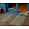 Homeroots 3' X 5' Gray Gold And Brown Medallion Washable Indoor Outdoor Area Rug 615902 - alternate 1