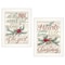 Homeroots Set Of Two All Heart Come Home for Christmas 1 White Framed Print Wall Art, 2PK 407172 - alternate 1