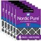 Nordic Pure 16x25x4 Plus Carbon Pleated Air Filter, High Capacity, MERV 8, 6 PK 16x25x4PM8C-6 - alternate 1