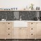 Apollo Tile Vigoro 12x12 Nero Marquina Marble Polished Black Mosaic Wall and Floor Tile, 5PK APLTRK8832A - alternate 5