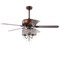 Jonathan Y Becky 52" 3-Light Crystal LED Chandelier Fan With Remote, Oil Rubbed Bronze JYL9707A - alternate 10