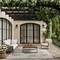 Homeroots 6' X 9' Gray Black And Ivory Palm Leaf Indoor Outdoor Area Rug 550187 - alternate 7