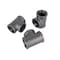 B & K 2 in. FIP each X 2 in. D FIP 2 in. D FIP Black Malleable Iron Tee 501560 - alternate 3