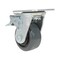 Vestil Rubber Swivel With Total Brake Caster 4 In. Diameter x 2 In. Width 551 lb Dark Gray/Gold CST-KSM-4X2MR-SWTB - alternate 7