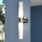 Vaxcel Elliot 2 Light LED Satin Nickel Contemporary Bathroom Vanity Wall Sconce Fixture White Glass W0458 - alternate 1