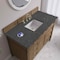 James Martin Vanities Brittany 48" Single Vanity, Pecan w/ 3 CM Parisien Bleu Silestone Top w/FreePower Wireless Charger 655-V48-PCN-FPBL - alternate 5