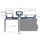 Global Door Controls 83 in. Duronodic Full Surface Limited Frame Heavy-Duty Continuous Door Hinge THI-1183LFHD-DU - alternate 6