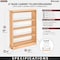 Rev-A-Shelf Maple Wood; Steel, Natural Maple, 6 in W, 30 in H, 23 in D 432-BFBBSC-6C - alternate 3