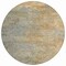 Homeroots 8' Gray Round Abstract Washable Indoor Outdoor Area Rug 608827 - alternate 5