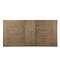 Homeroots 68" Natural and Black Wood Removable Leaf Trestle Base Extendable Dining Table 631267 - alternate 3