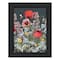 Homeroots Summer Garden Buzz Black Framed Print Wall Art 529870 - alternate 2