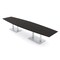 Skutchi Designs Boat Conference Table With Power, 48 in W, 168 in L, Black HAR-BOT-48x168-DOU-U999ST19-NA - alternate 1
