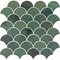 Daltile Miramo 3'' Ceramic Fan Wall Mosaic, 10PK MR49FAN3MBMSGL - alternate 6