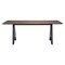 Homeroots 79" Espresso Solid Wood Cross Leg Base Dining Table 623354 - alternate 1