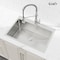Wrightmaster 27 in. Drop-In Single Bowl 20 Gauge Silver Stainless Steel Kitchen Sink with Drain and Hook ZOR-02D271908 - alternate 5