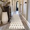World Rug Gallery Scandinavian Arrow Shag Runner Rug 2 ft 3 in x 12 ft Beige WR126BEIGE2X12 - alternate 1