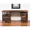 Homeroots 68" Natural Live Edge Solid Wood Writing Desk With Four Drawers 522093 - alternate 6