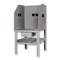 Pucel Arc Welding Bench with See-Thru Shield and Drawer, 36 in W x 34 in H x 36 in D, Gray AW-3636-WS-DR - alternate 1