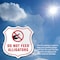 Signmission Alligator Warning Shield Sign Do Not Fee, 4 inch X 4 inch, Vinyl Decal, 2PK SHI-D-2PACK-4-355 - alternate 5