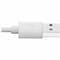Tripp Lite Lightning to USB Sync Charge Right-Angle iPhone iPad White 6ft M100-006-LRA-WH - alternate 6