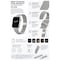 Elegani Mesh Stainless Steel Replacement Band Compatible with Apple Watch 49mm, Silver SBMSD-SLV-49mm - alternate 3