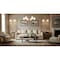 Z-Lite Jisele Rubbed Brass 6 Light Chandelier 4505-6RB - alternate 5