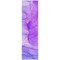 Homeroots 8' Purple Abstract Washable Non Skid Indoor Outdoor Runner Rug 559767 - alternate 5