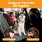 Simple Deluxe Dog Car Seat Cover with Mesh Window and 3 Storage Pocket, Convenient Installation, Universal Size D PTCOVRCARSEATBLK - alternate 4