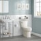 American Standard Complete Toilet, Elongated Bowl, 1.28 gpf Flush, 12 in Rough-In, 16-1/2 in H Rim, Bone 736AA101.021 - alternate 4
