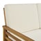 Alaterre Furniture Okemo Weather-Resistant Acacia Wood Outdr Patio Set - 2 Seater Couch, Coffee Table, Cream Cushions ANOK0313ANO - alternate 11