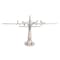 Homeroots 11" Nickel Metal Hand Painted Model Airplane Tabletop Sculpture 364195 - alternate 5