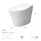 Anzzi ENVO Juno Elongated 1.28 GPF Smart Bidet Toilet in White w/ Remote Control, Heated Seat, Auto Flush TL-ST823WH - alternate 8