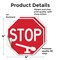 Signmission Stop, 4 inch X 4 inch, Vinyl Decal, 2PK OC-D-2PACK-4-235 - alternate 4