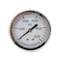 Interstate Pneumatics Oil Filled Pressure Gauge 5000 PSI 2-1/2 in Dial 1/4 in NPT Rear Mount G7122-5000 - alternate 1