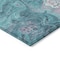 Homeroots 5' X 8' Teal Blue Gray And Ivory Abstract Washable Indoor Outdoor Area Rug 618209 - alternate 4