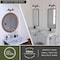 Vaxcel Akron 2 Light Bronze Farmhouse Barn Bathroom Vanity Fixture W0284 - alternate 5