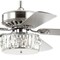 Jonathan Y Mandy 52" 3-Light Crystal Prism Drum LED Ceiling Fan With Remote, Chrome JYL9706A - alternate 8