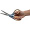 Westcott Titanium Bonded Scissors, 8" Long, 3.5" Cut Length, Crane-Style Gray/Yellow Handle 13731 - alternate 2